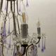 Crystal beaded murano glass chandelier 1960’s