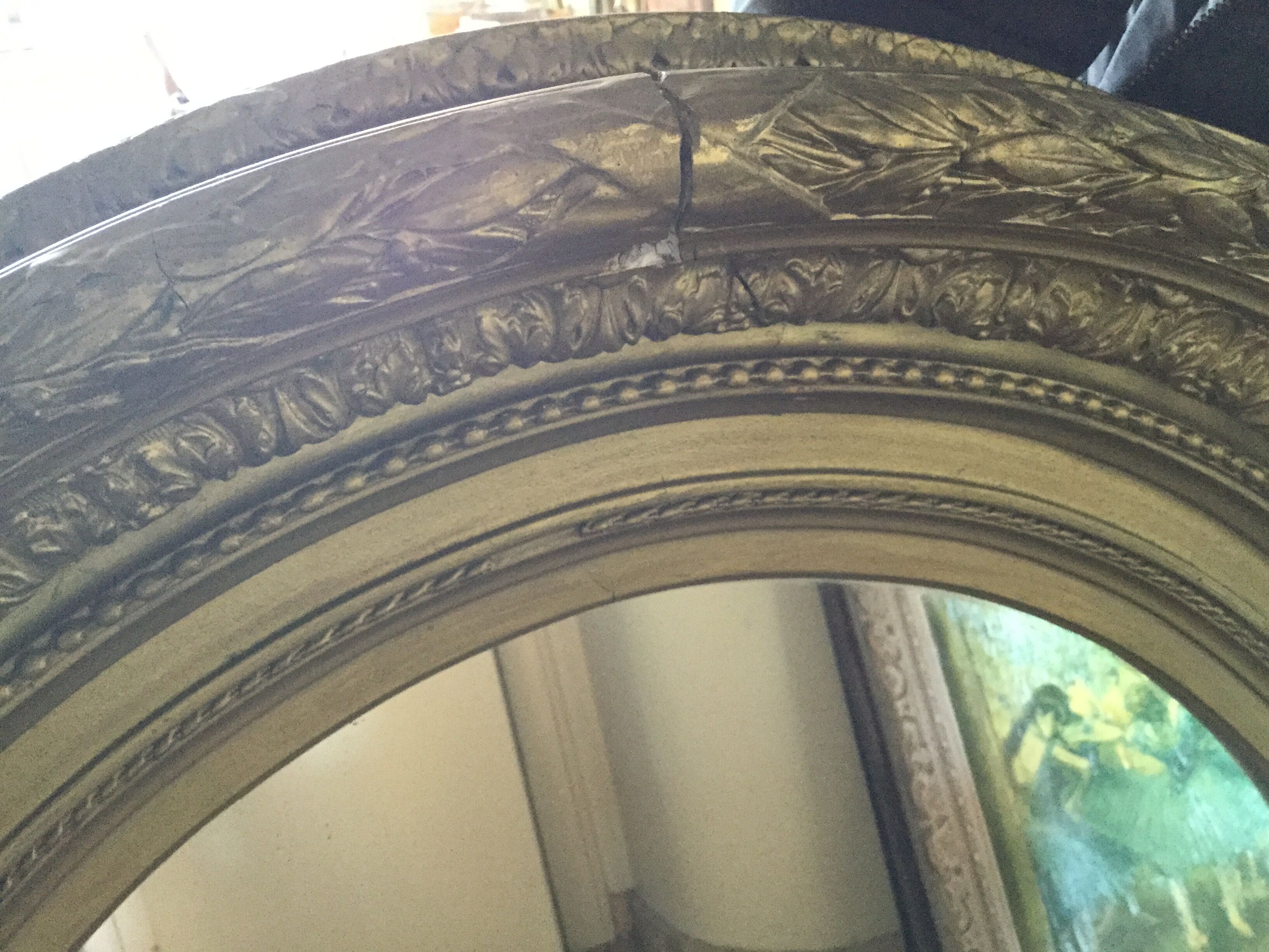 Antique mirror 95x110cm