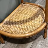 Rattan bedside table