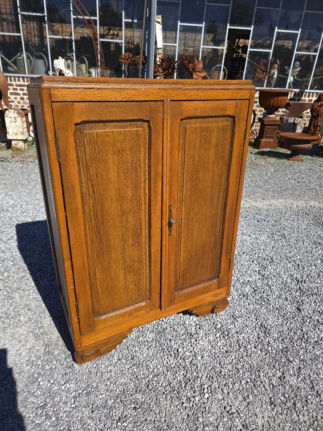 Art Deco style oak sideboard