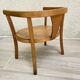 Old armchair for children in wood