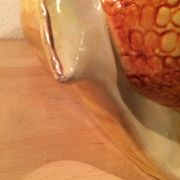 Soup cob of ceramic corn slurry vintage