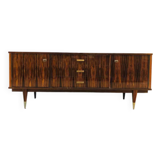 Vintage Macassar ebony sideboard 1970