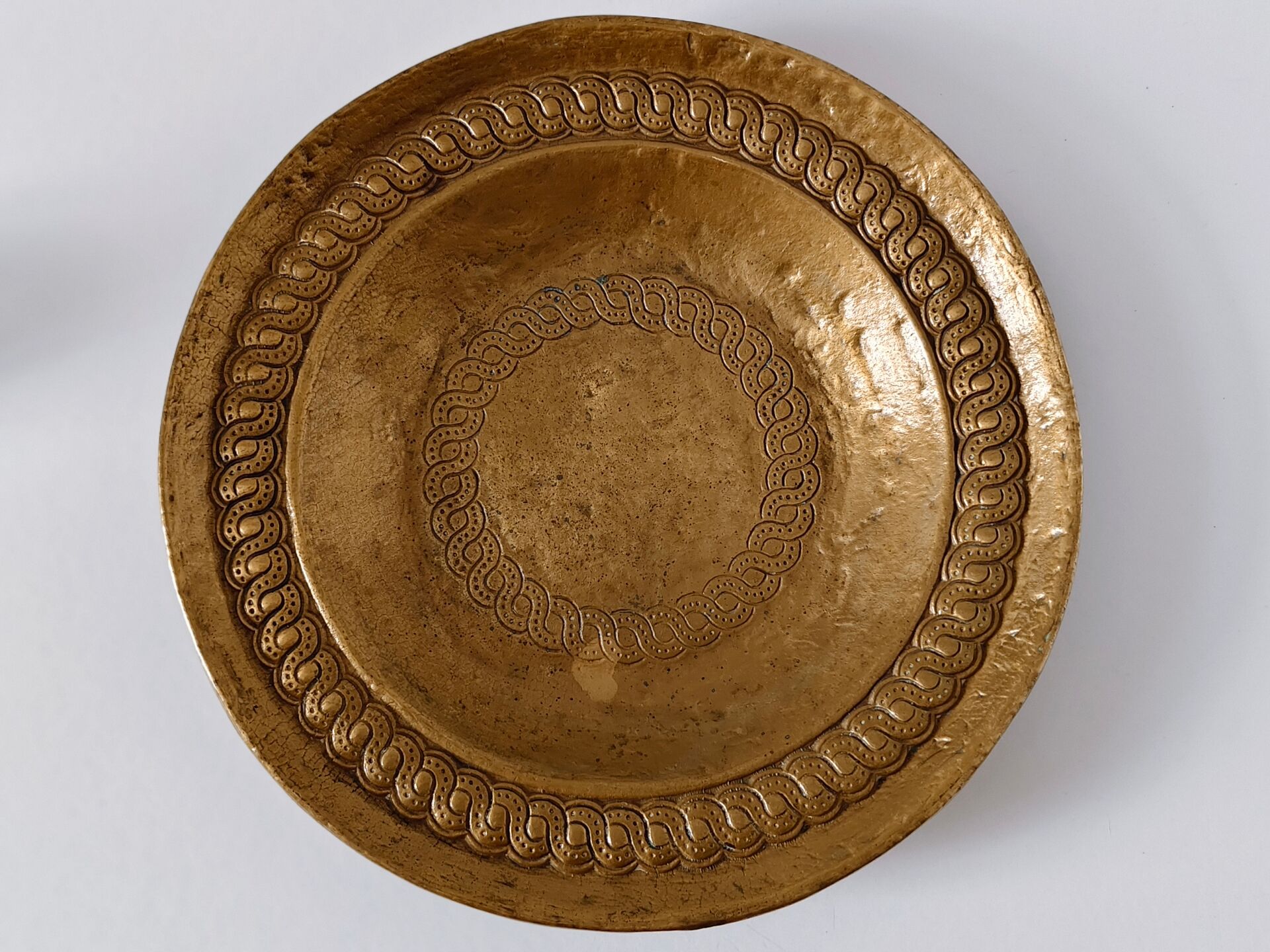 Hammered brass cup Collini Austria - 1960s