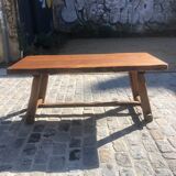 French brutalist table by aranjou
