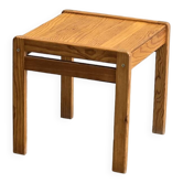 Coffee table, small pine side table 1970