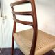 6 rosewood chairs no. 78 Niels Otto Moller
