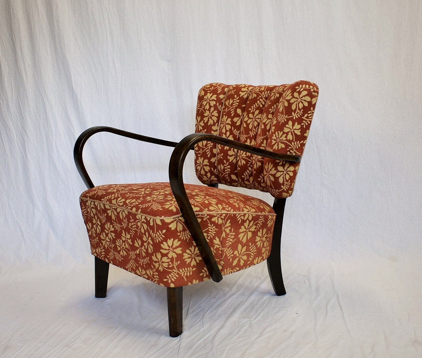 1950s J. Halabala Lounge Chair H-237
