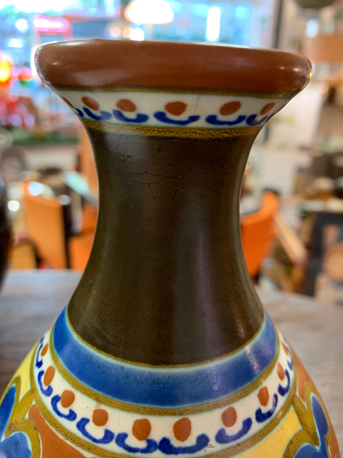 Gouda Holland vase Dutch pottery