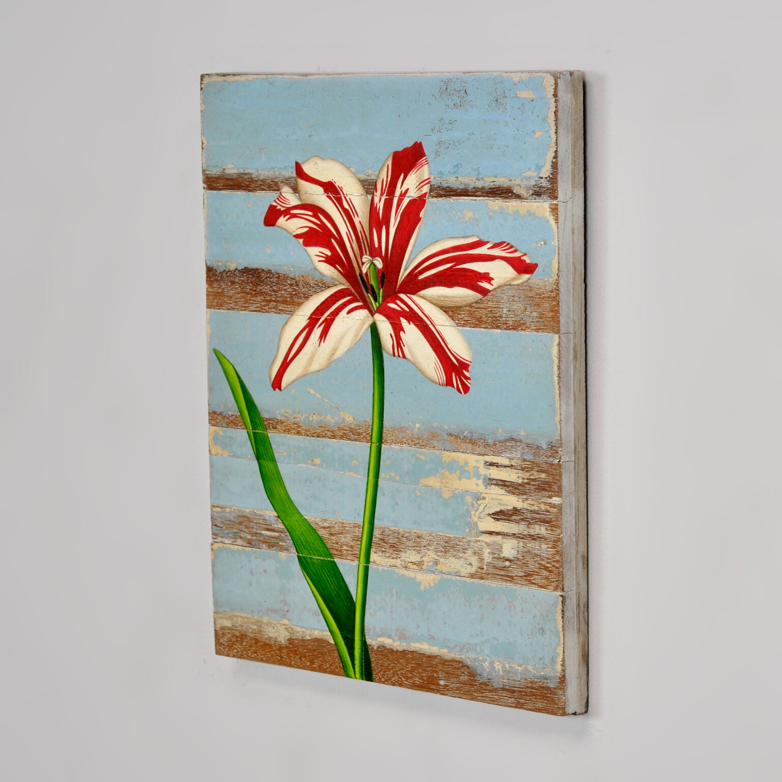 Painting on driftwood