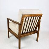 Vintage Beige Boucle Loop Armchair, 1970s