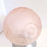 Art Deco molded glass ball chandelier ceiling light