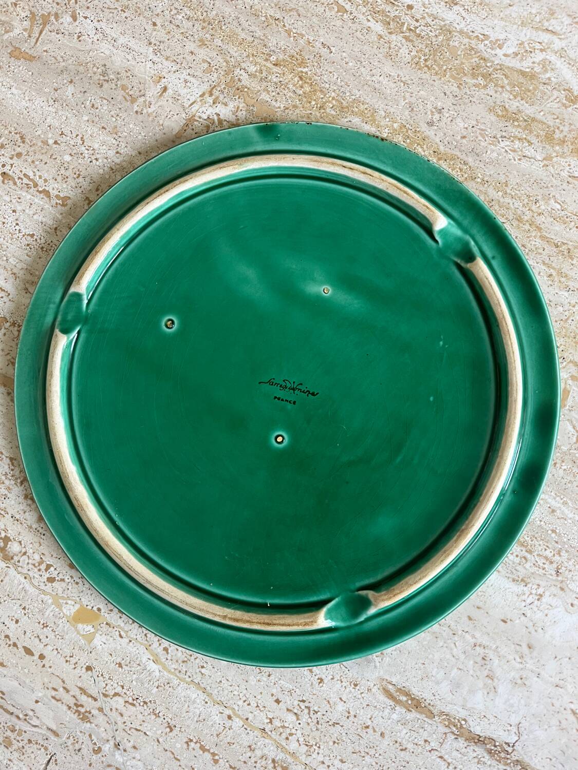 Sarreguemines woven ceramic trivet