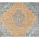 1960s Turkish Hand-Knotted Geometric Runner 80x330