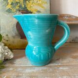Turquoise Pichet Digoin from the 1950s