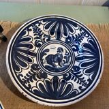 Antique handmade earthenware plates