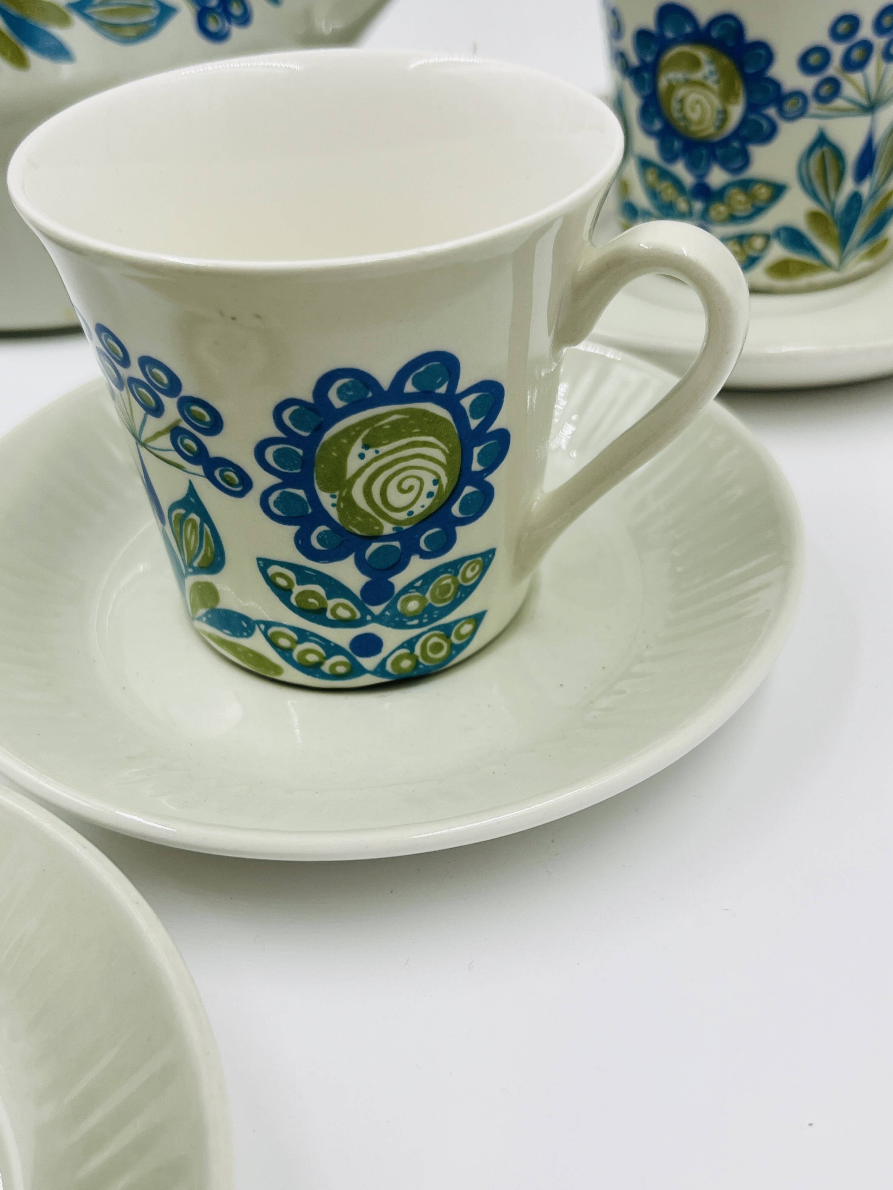 Scandinavian coffee service Tor Viking by Figgjo Flint
