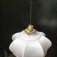 Pink opaline pendant light