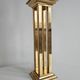 Hollywood Regency table lamp in gilded brass in the style of Willy Rizzo from the 1960s.