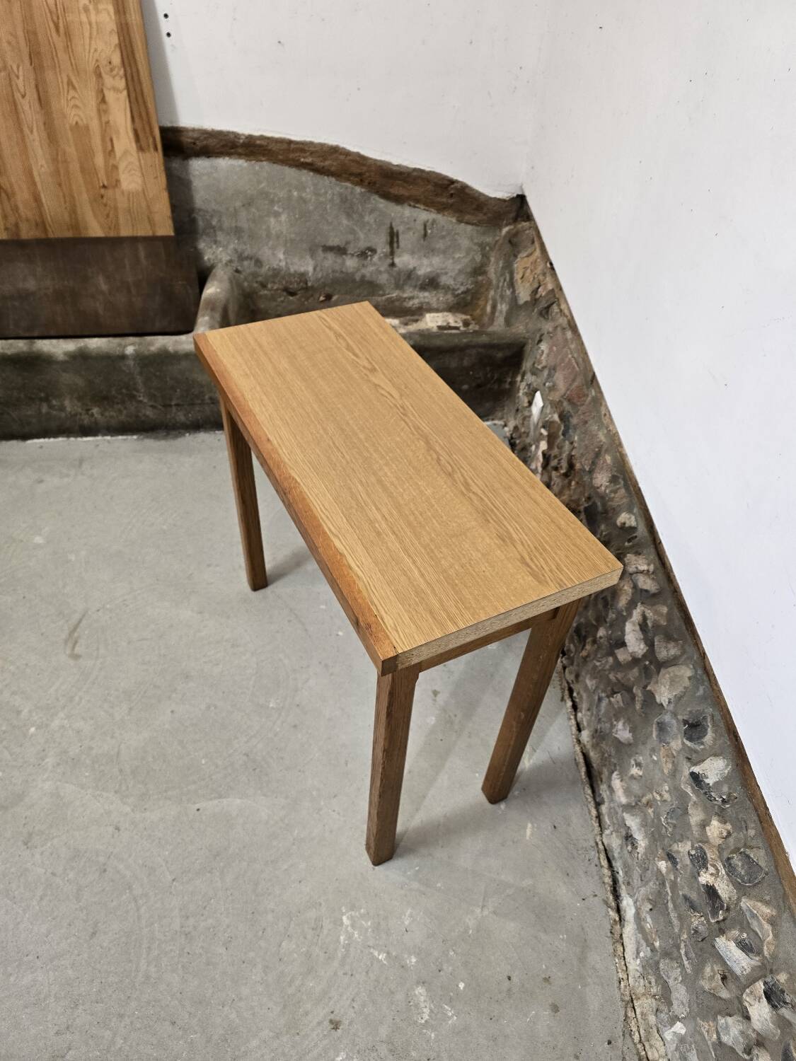 Wooden console, 1970s-1980s