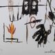 Numbered color silkscreen print, Jean-Michel Basquiat, 1990s