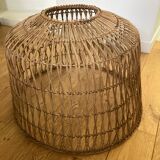 Rattan lampshade
