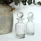 Lot de 2 flacons bouchons biseautés