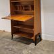 Vintage secretaire with bookcase, 1950s