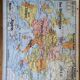 School poster educational board vintage old card Vidal lablache Europe 13
