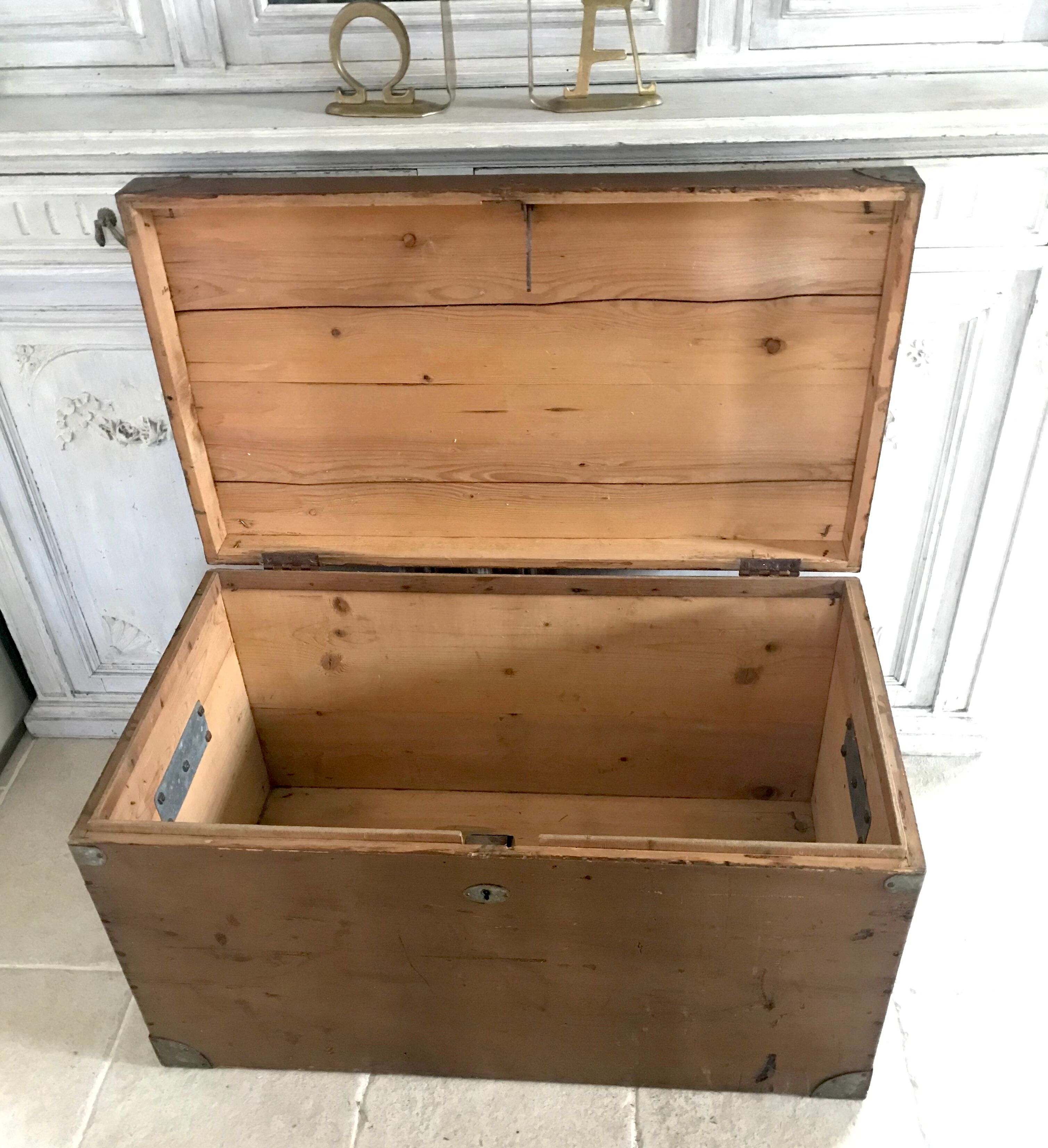 Ancient travel trunk