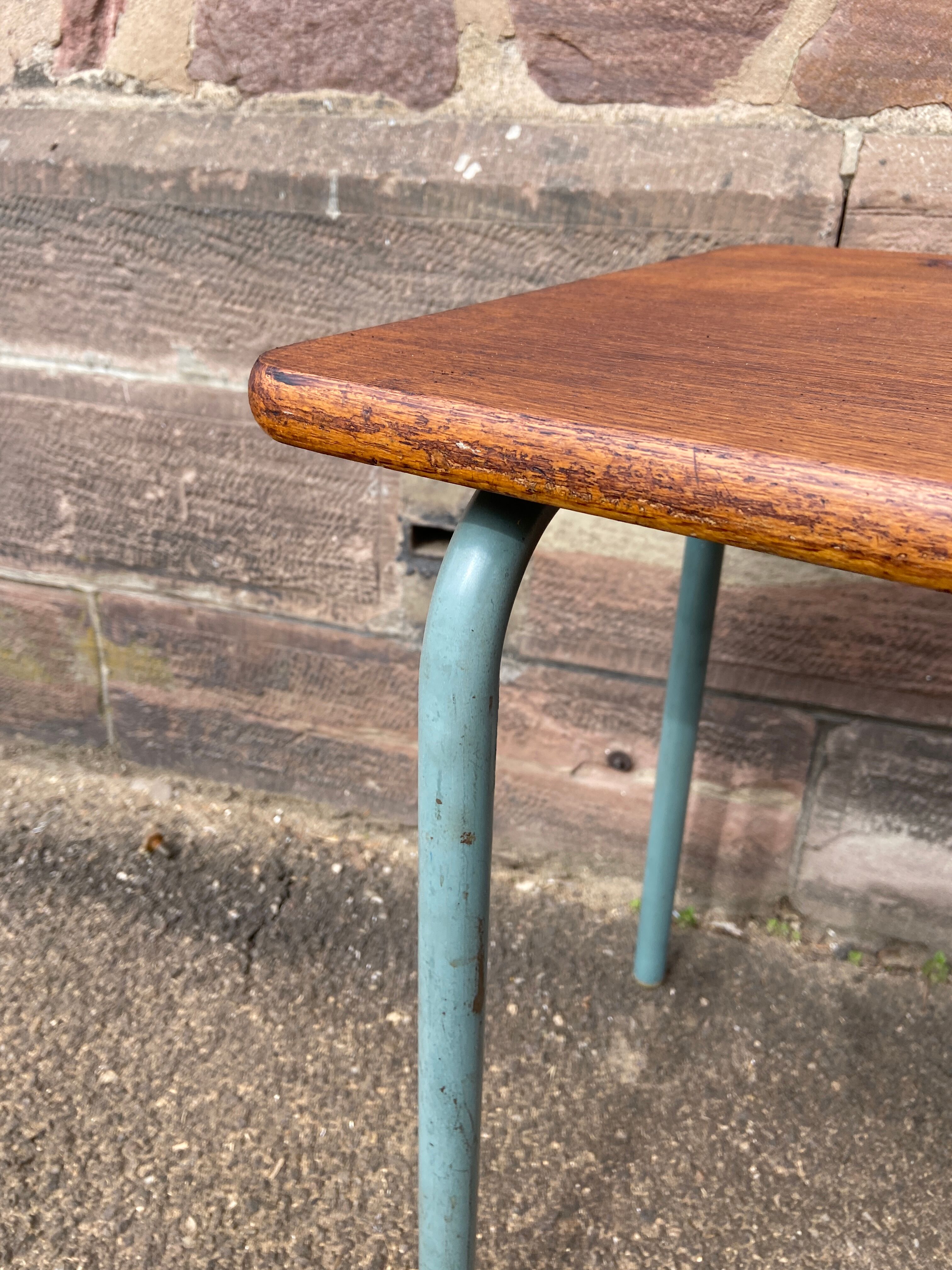Small vintage kindergarten desk