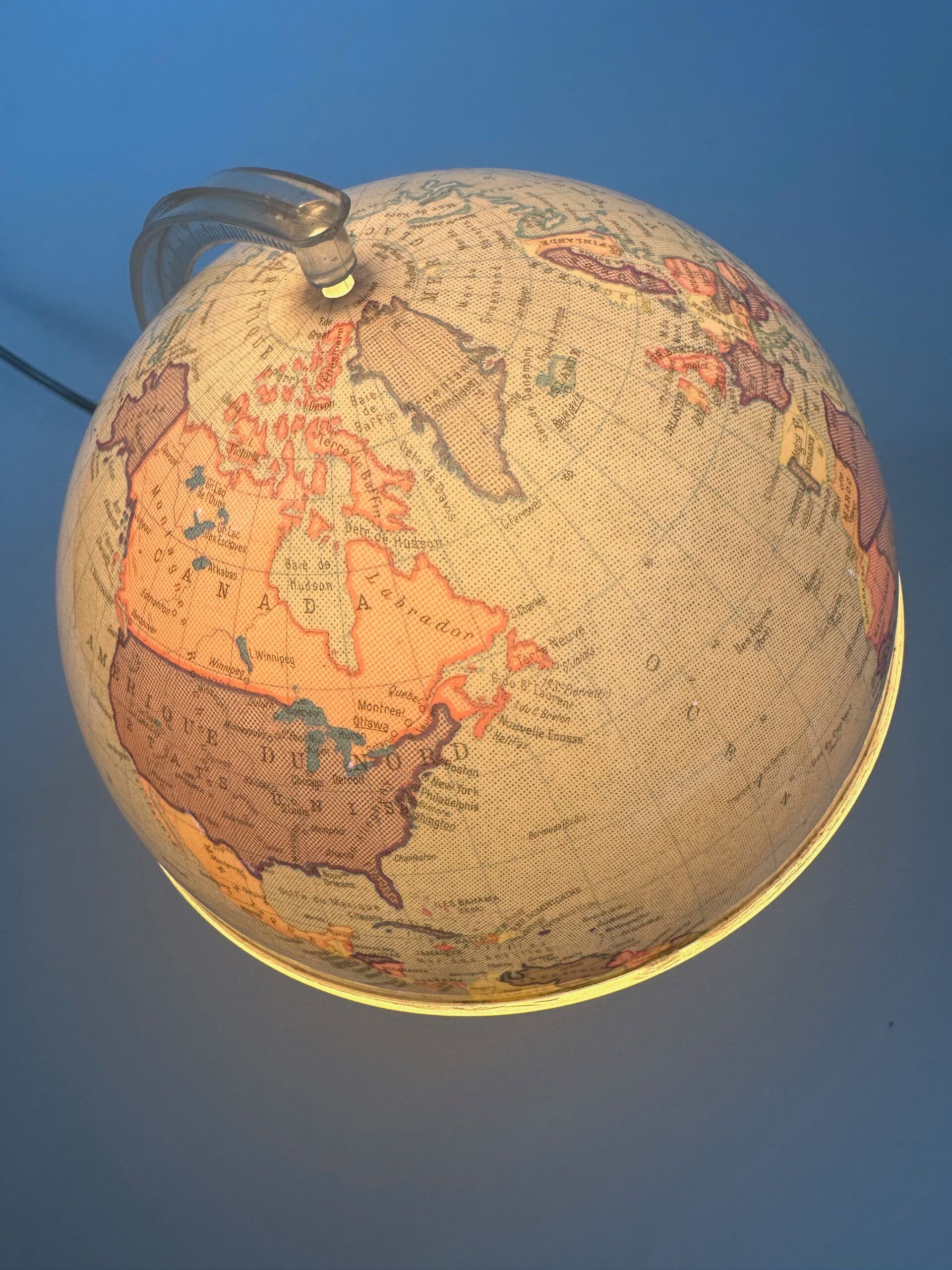 Globe vintage (lampe) – Globe Terrestre
