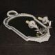 Paire de miroirs de style Louis XVI, XXème siècle