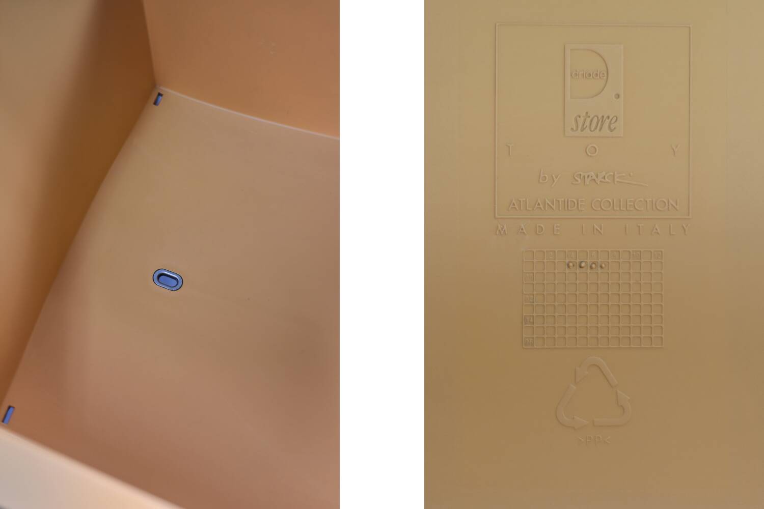 Set of 4 Vintage Mid-Century Modern Atlantide Collection Toy Plastic Chairs