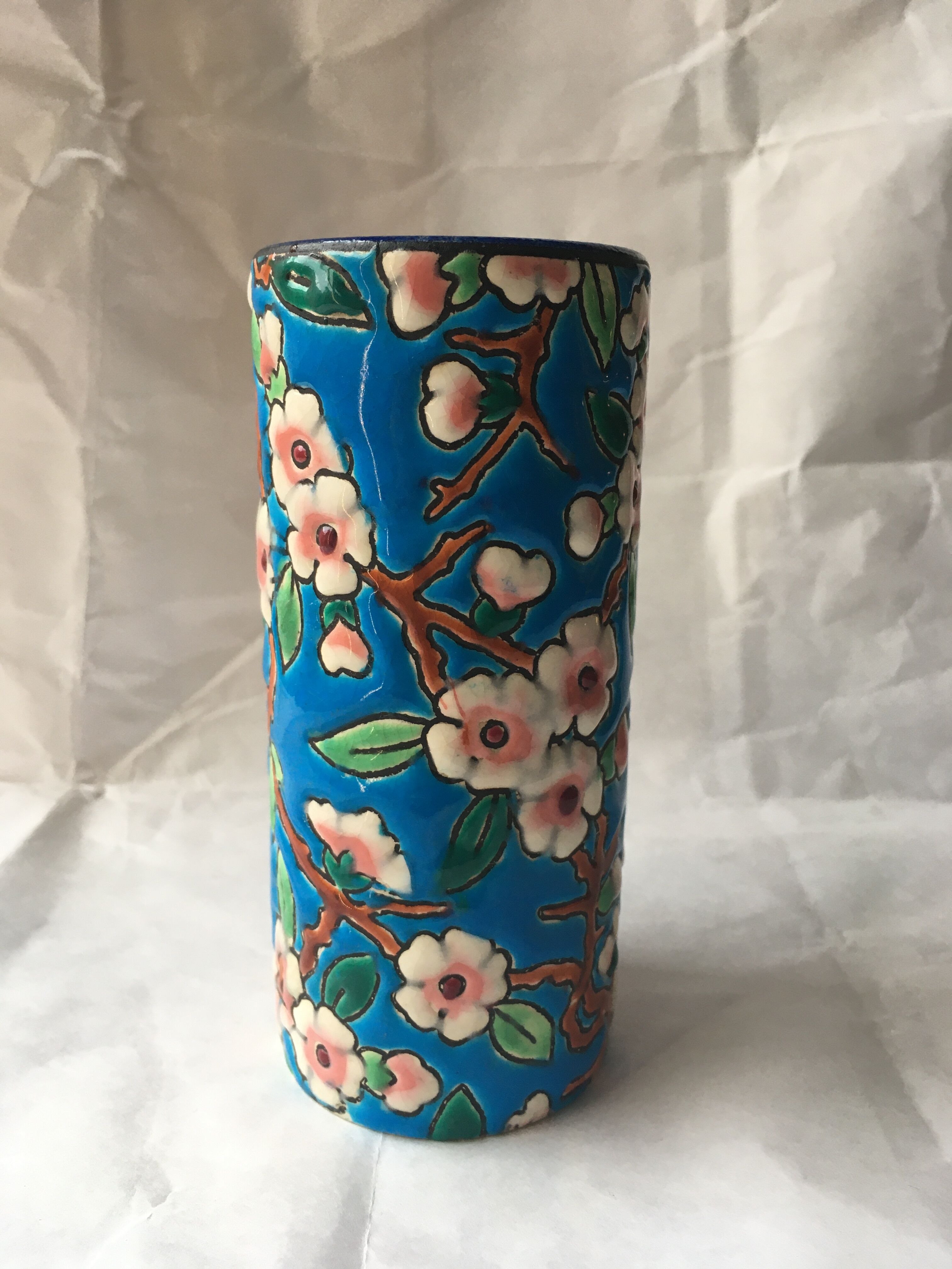Longwy vase