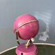 Lampe de bureau vintage violette en forme de globe oculaire de l'ère spatiale