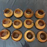 12 cups and saucer Boch La Louvière