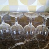 Lot de 4  petits verres  anciens