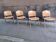 Serie de 4 chaises,  design 80's