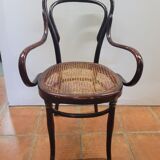 Fauteuil de bistrot Hoffman en bois courbé