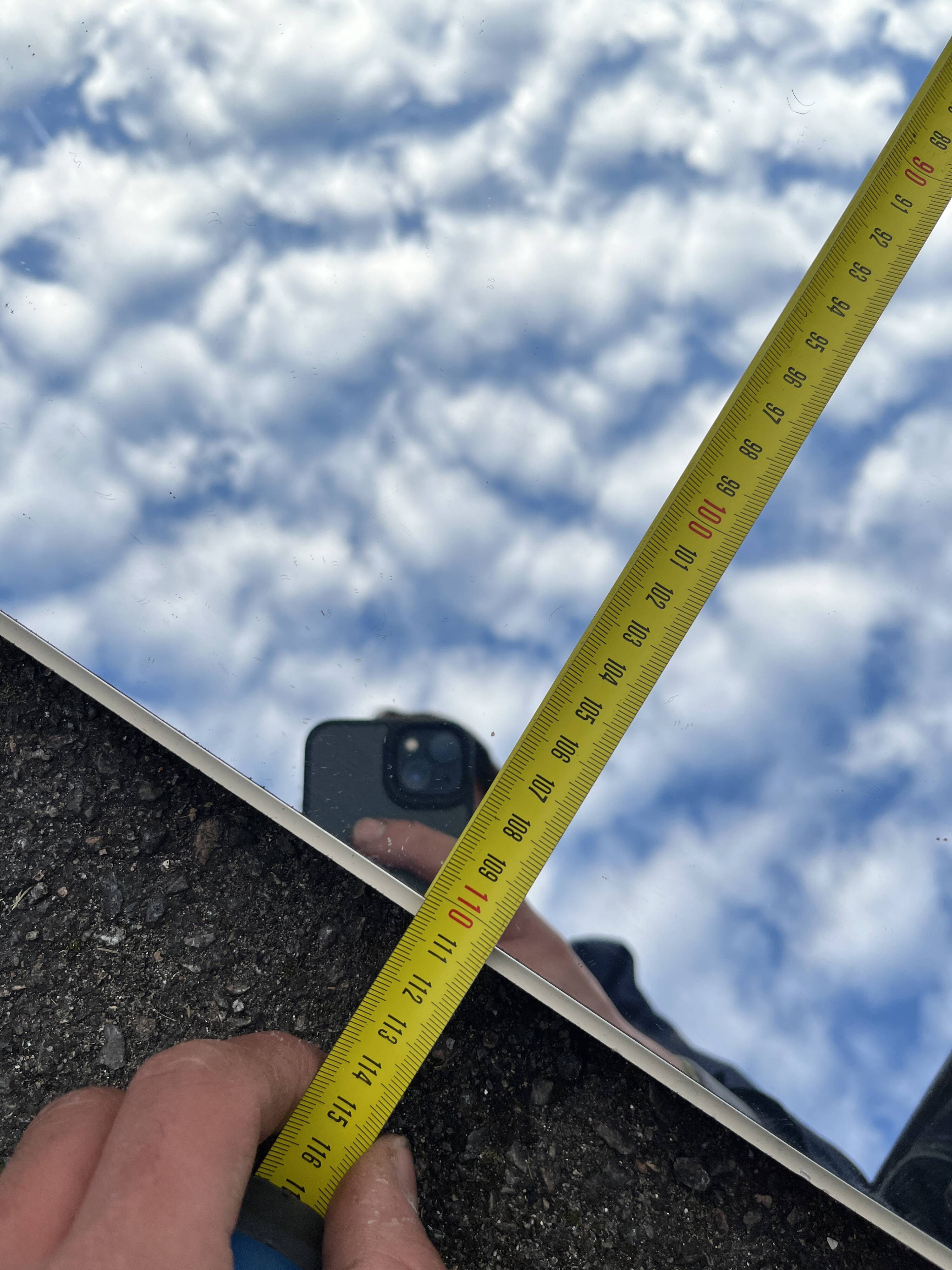 Triptych mirror, 1970s