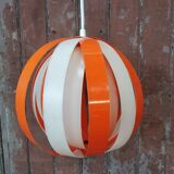 Moon pendant light vintage 1970 plexiglass
