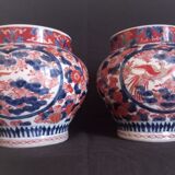 Pair of Imari Japan vases late 19th early 20th
