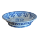 Old hollow cup on pedestal Gien decoration Rouen monogrammed
