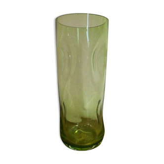 Vase vert années 70
