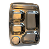 Plateau de service en métal vintage