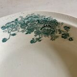 Round dish signed Bertrand Bordeaux model Anémone