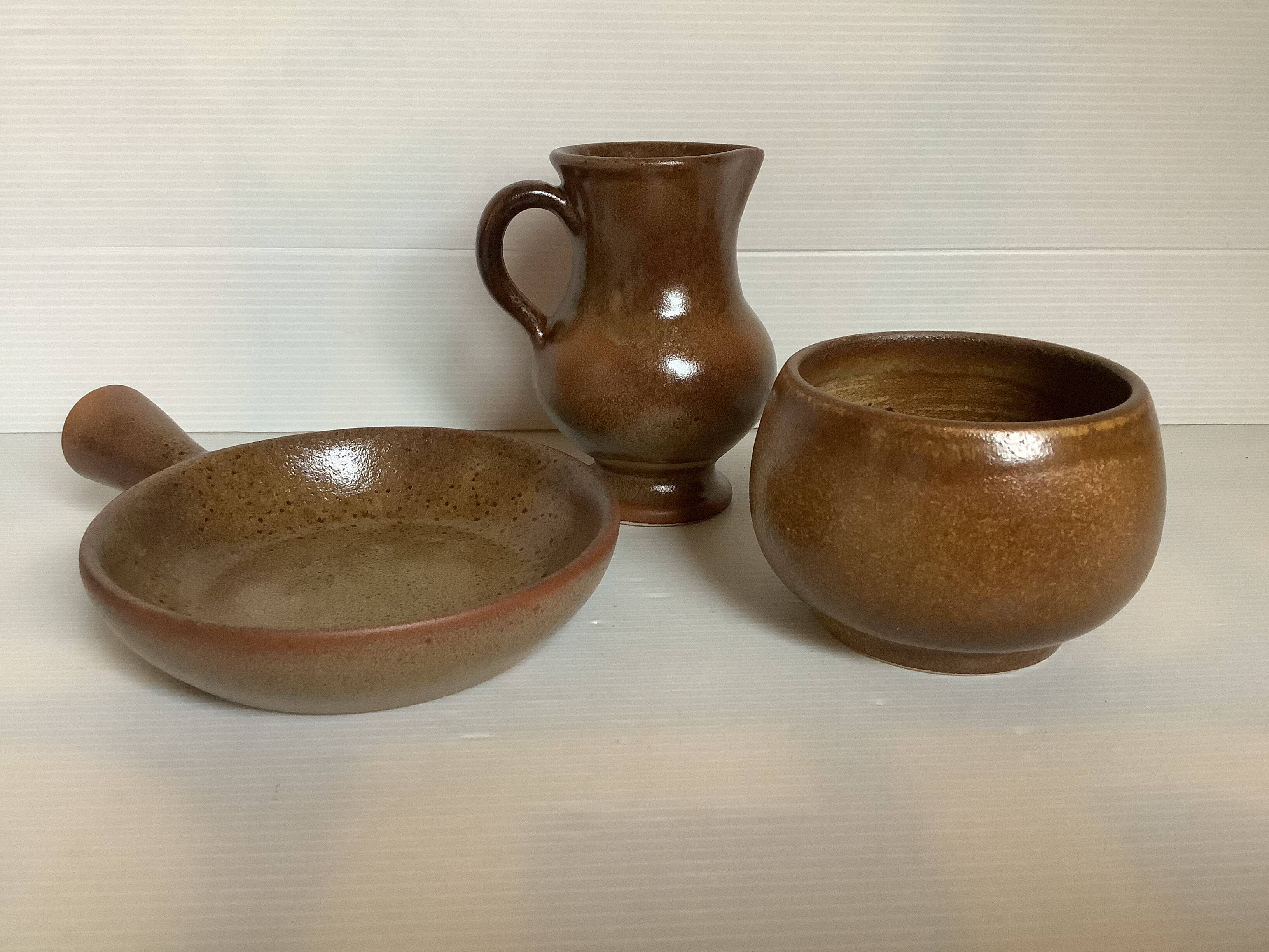 Trio de céramiques périgourdines