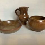 Trio of Périgord pottery ceramics