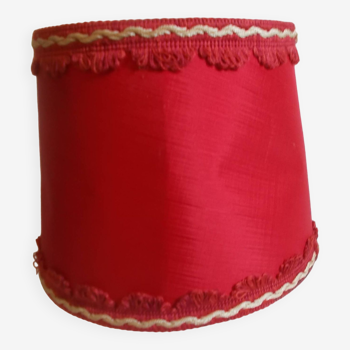 Abat-jour vintage rouge rubis